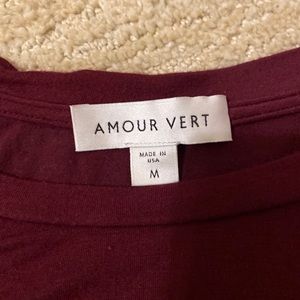 Amour vert jersey top